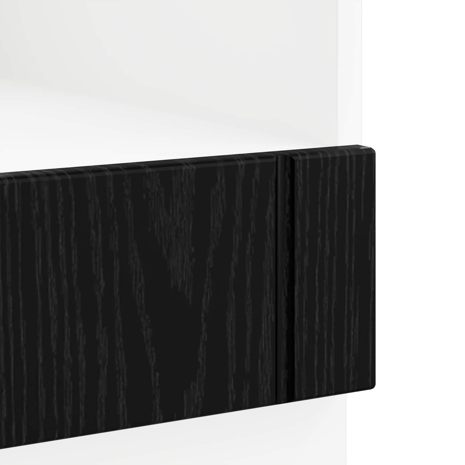 Kitchen Cabinet Black Oak 60 x 46 x 81.5 cm Engineered Wood