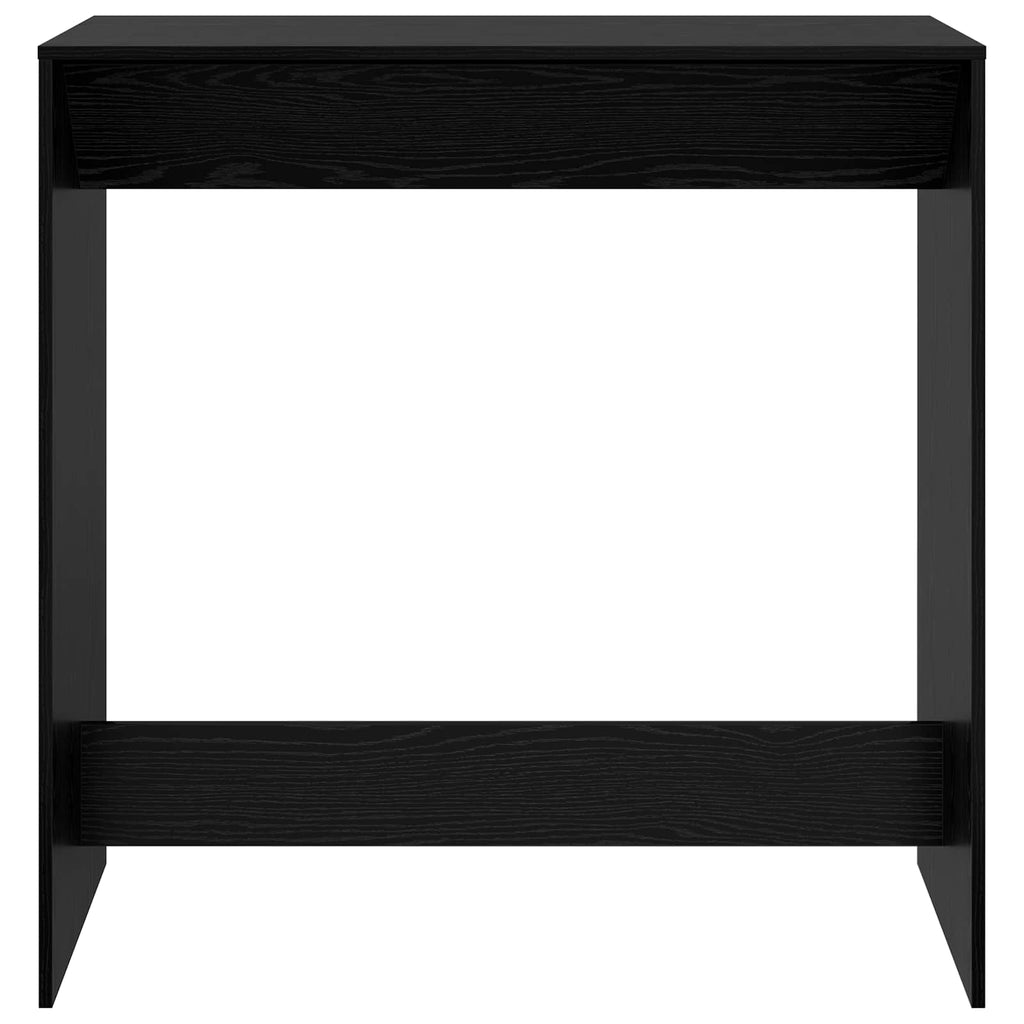 Bar Table Black Oak 102 x 50 x 103.5 cm Engineered Wood