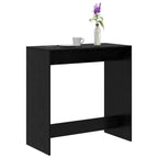 Bar Table Black Oak 102 x 50 x 103.5 cm Engineered Wood