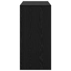 Bar Table Black Oak 102 x 50 x 103.5 cm Engineered Wood