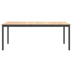 Dining Table Natural 200 x 100 x 75 cm Solid Pine Wood
