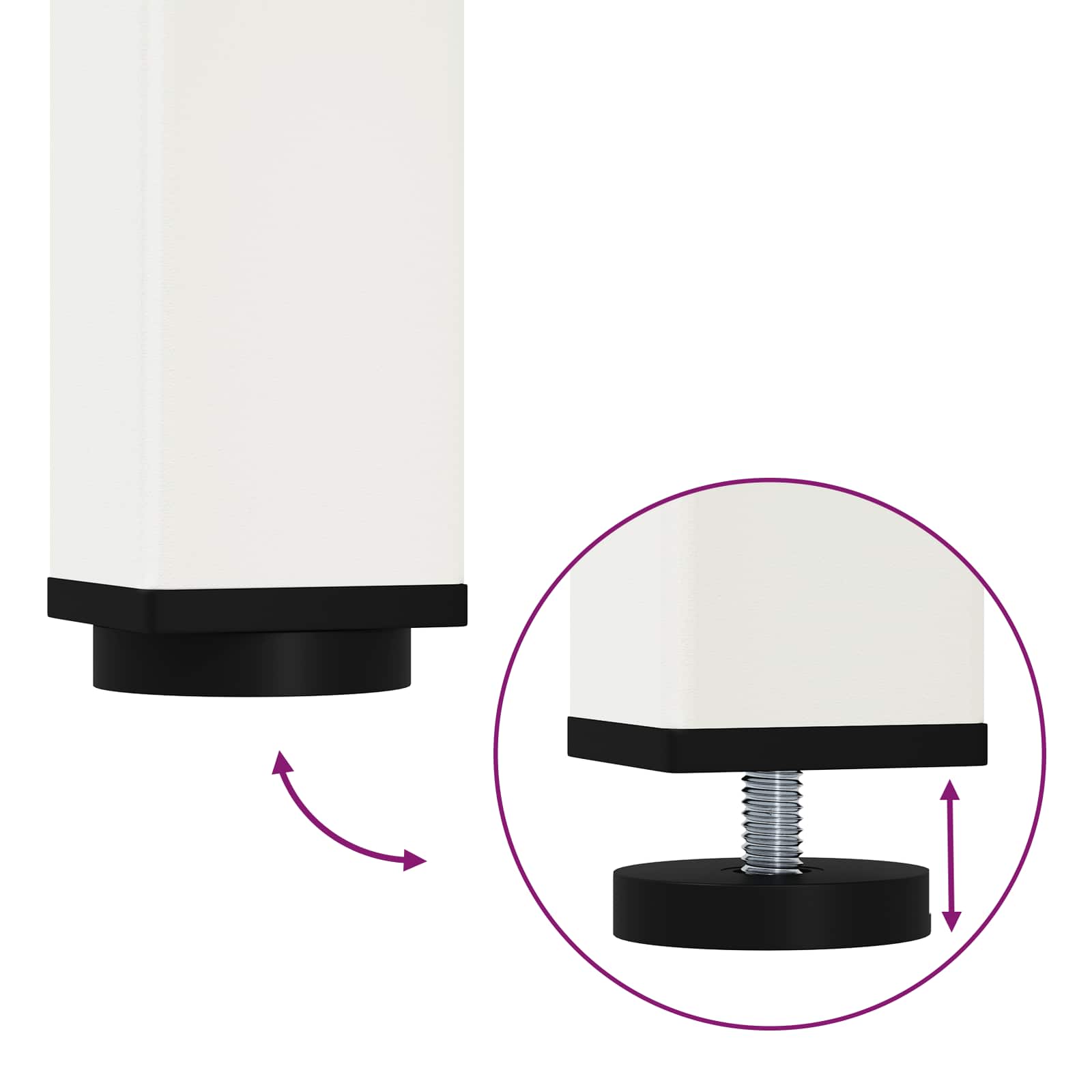 Dining Table White 200 x 100 x 75 cm Solid Pine Wood