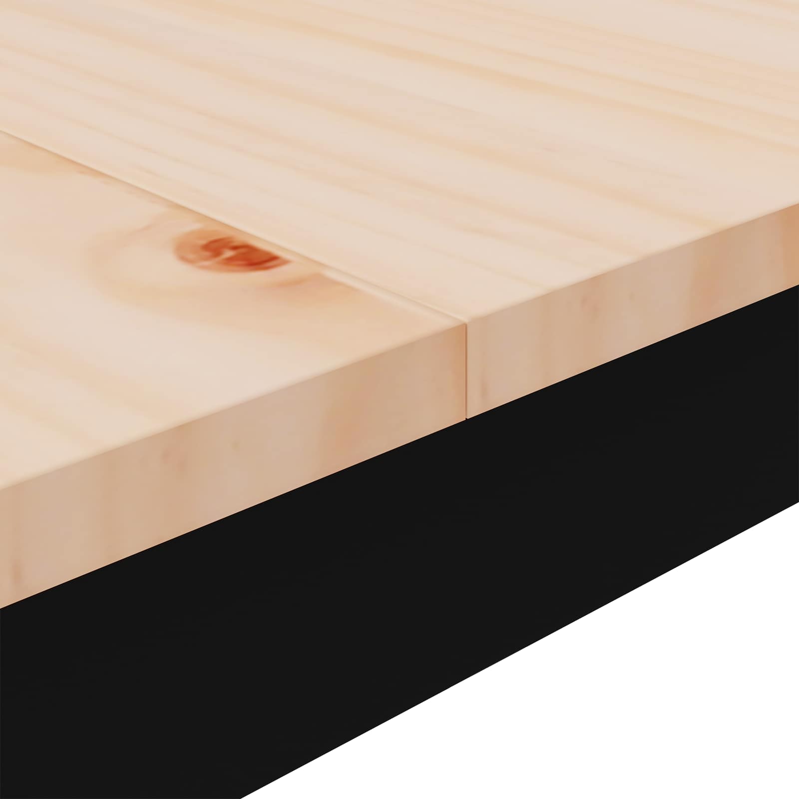 Bar Table Natural 200 x 100 x 105 cm Solid Pine Wood