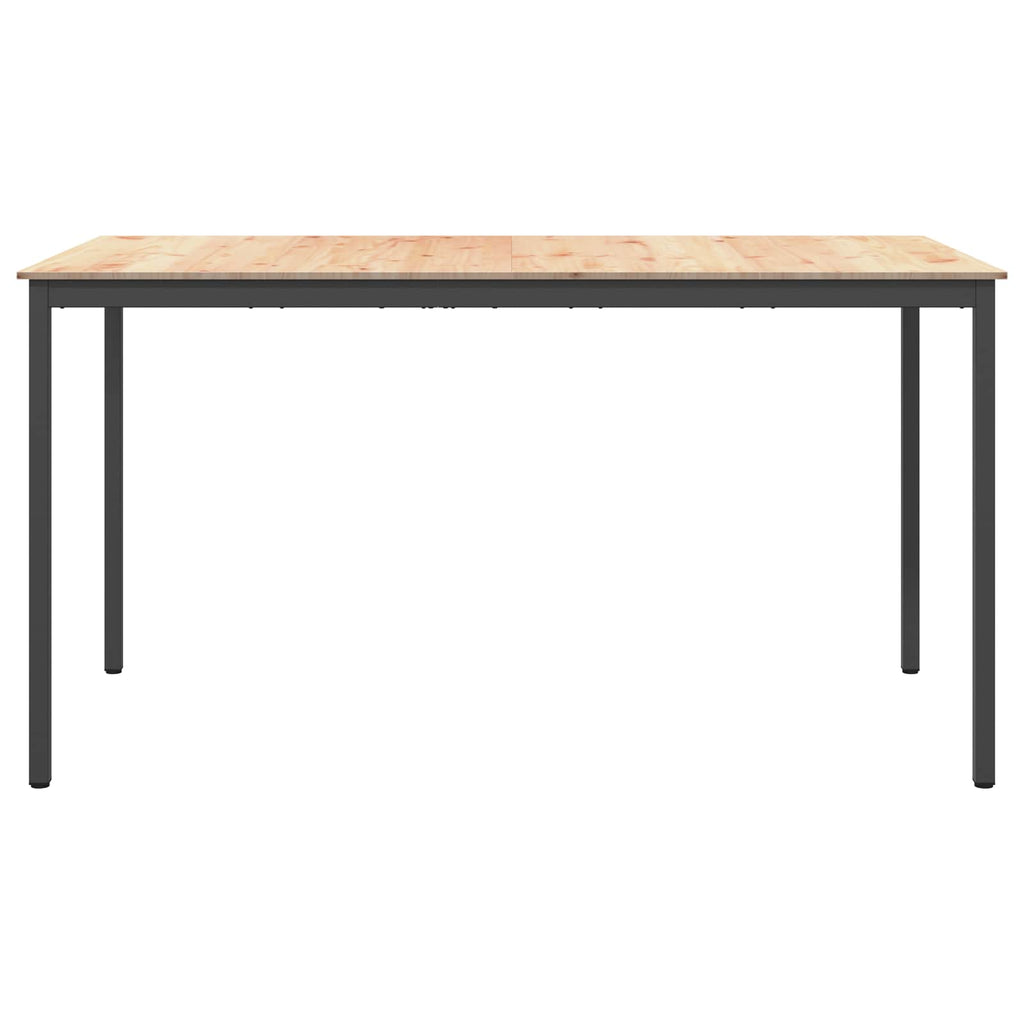 Bar Table Natural 200 x 100 x 105 cm Solid Pine Wood