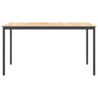 Bar Table Natural 200 x 100 x 105 cm Solid Pine Wood
