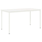 Bar Table White 200 x 100 x 105 cm Solid Pine Wood