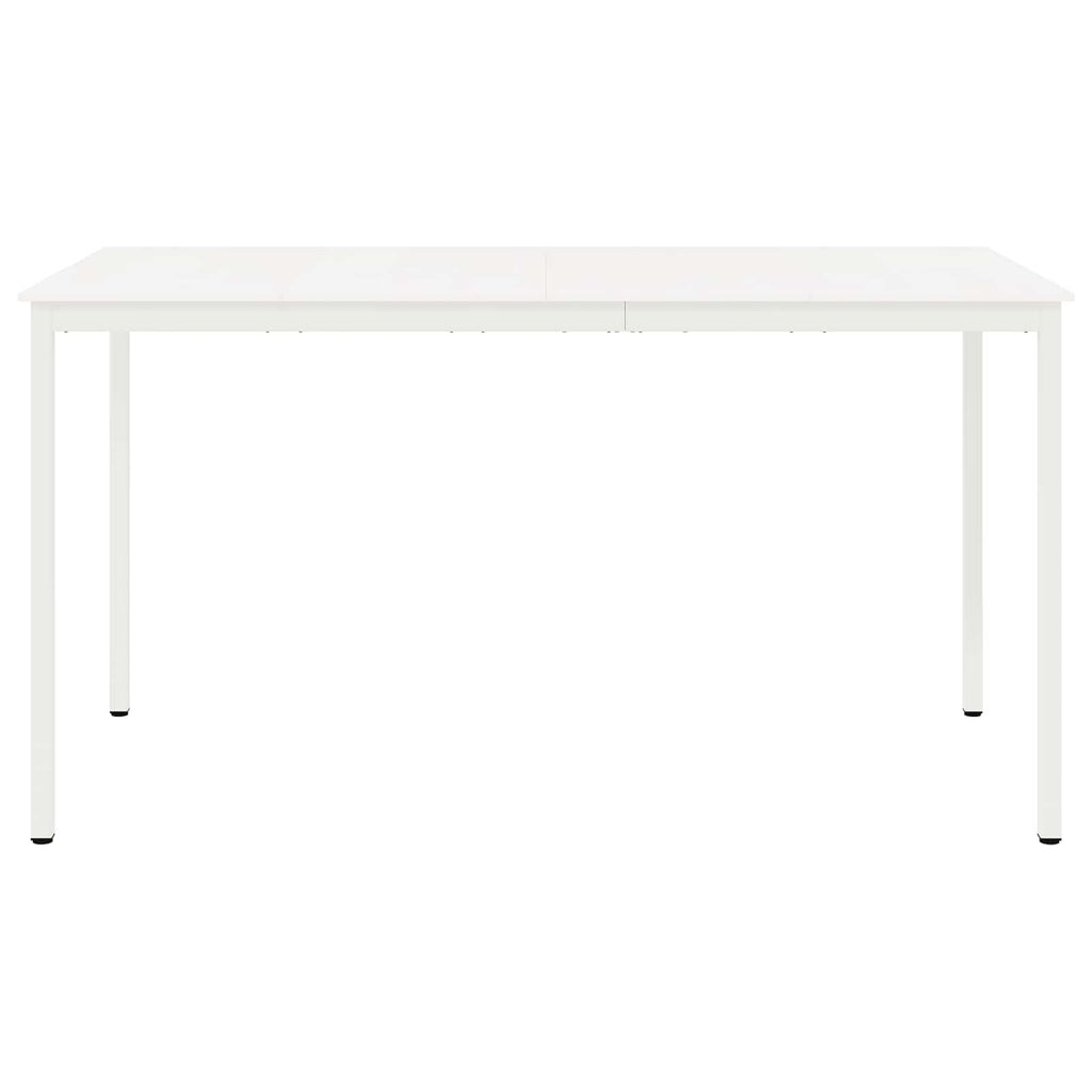 Bar Table White 200 x 100 x 105 cm Solid Pine Wood