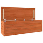 Storage Box Wax Brown 109 x 36.5 x 33 cm Solid Pine Wood
