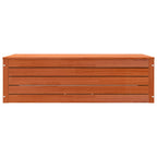 Storage Box Wax Brown 109 x 36.5 x 33 cm Solid Pine Wood