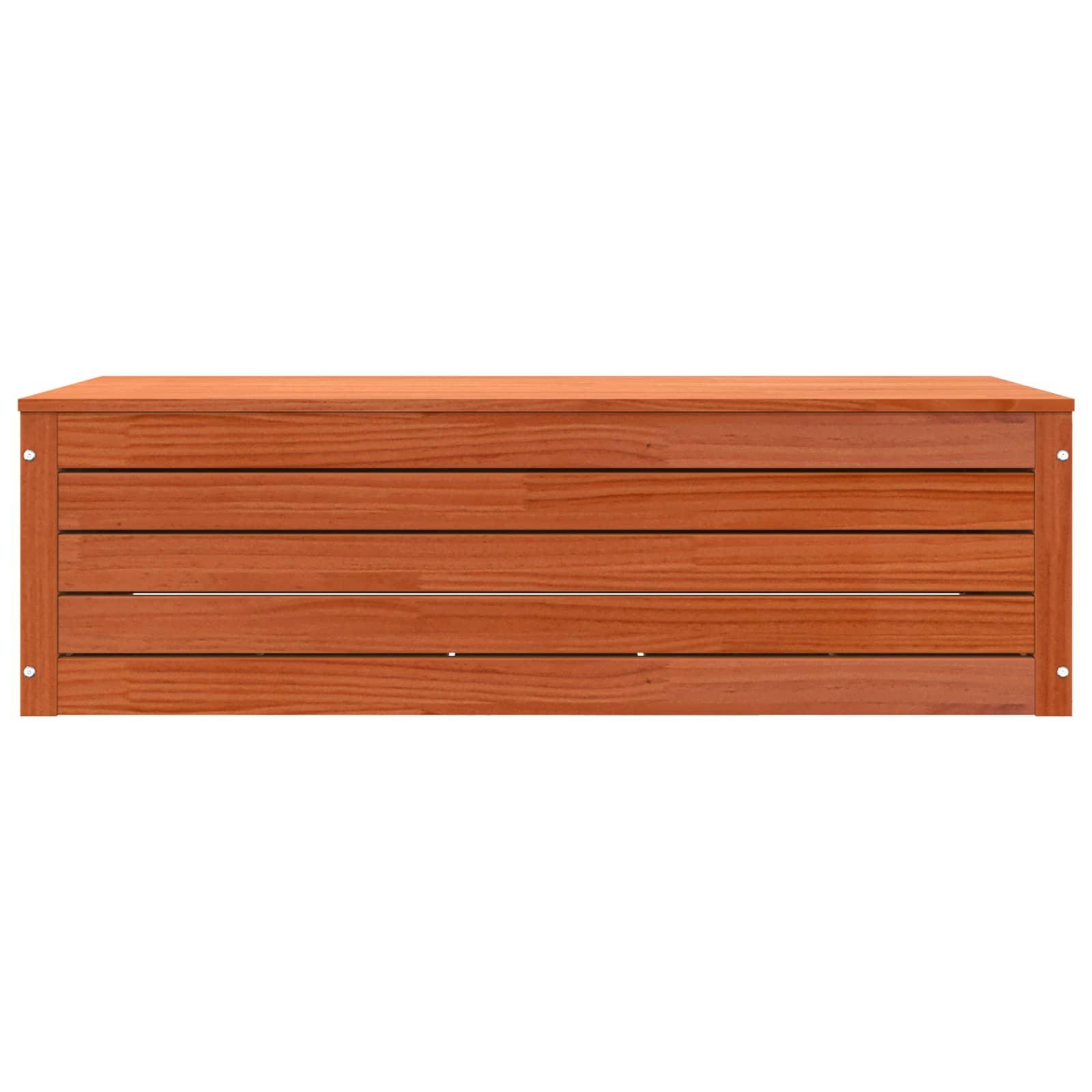 Storage Box Wax Brown 109 x 36.5 x 33 cm Solid Pine Wood