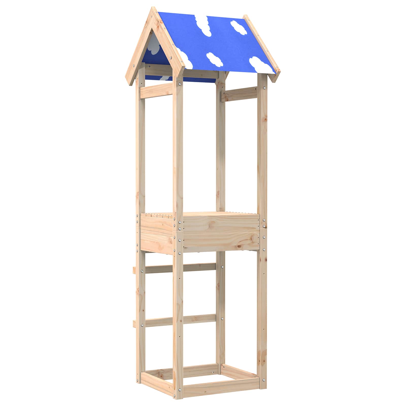 Play Tower Brown 52.5 x 46.5 x 195 cm Solid Pine Wood