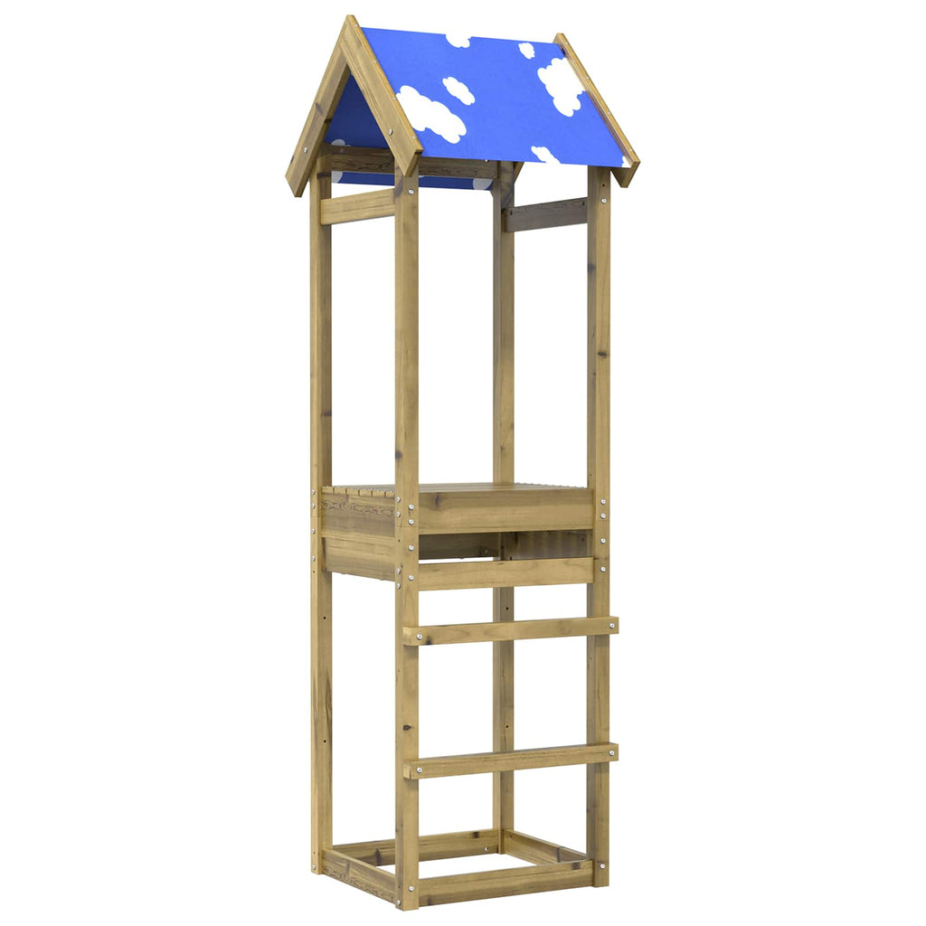 Play Tower Brown 52.5 x 46.5 x 195 cm Solid Impregnated Wood
