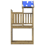 Play Tower Brown 110.5 x 52.5 x 215 cm Solid Impregnated Wood