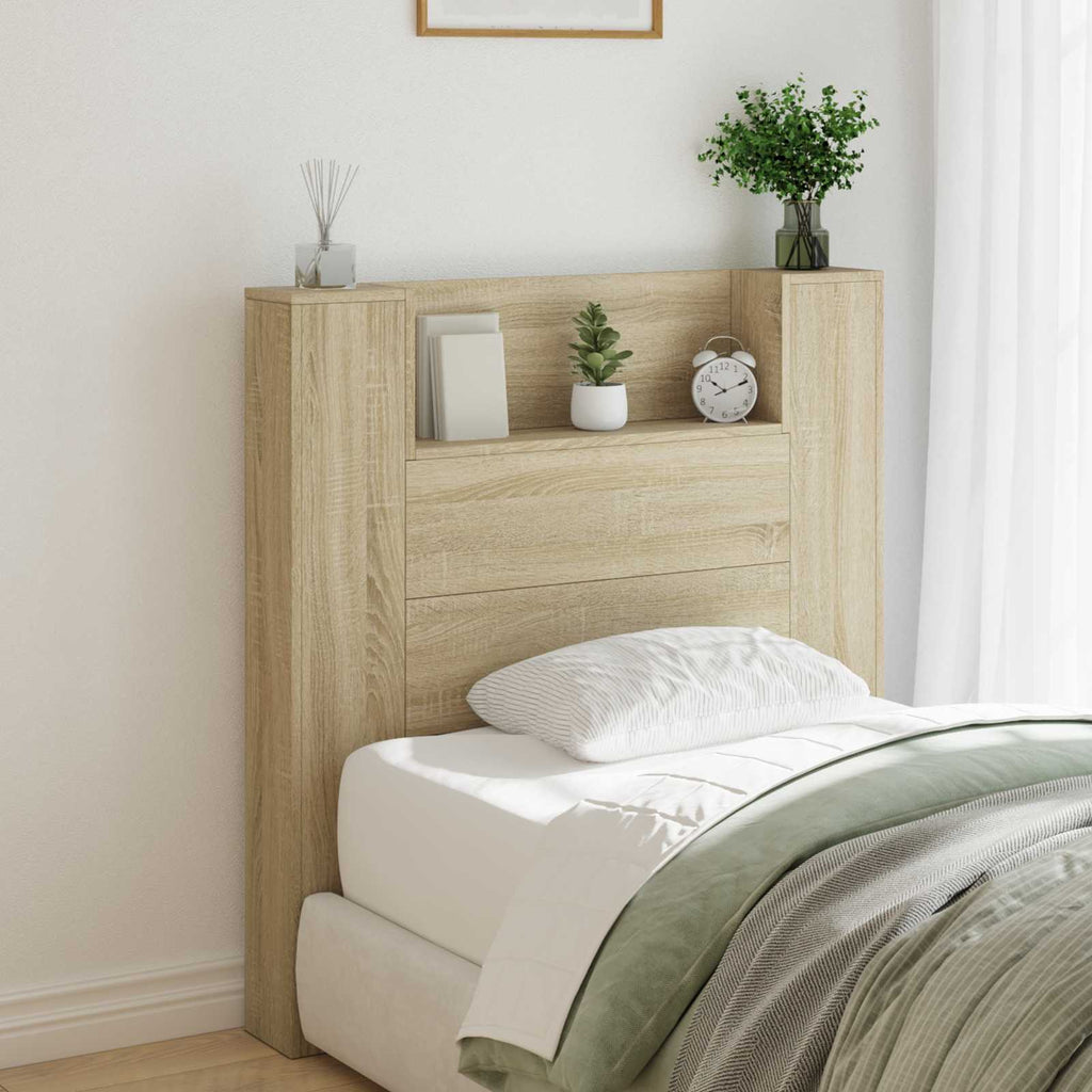 Headboard Sonoma Oak 100 x 16.5 x 103.5 cm Engineered Wood