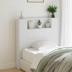 Headboard White 100 x 16.5 x 103.5 cm Engineered Wood