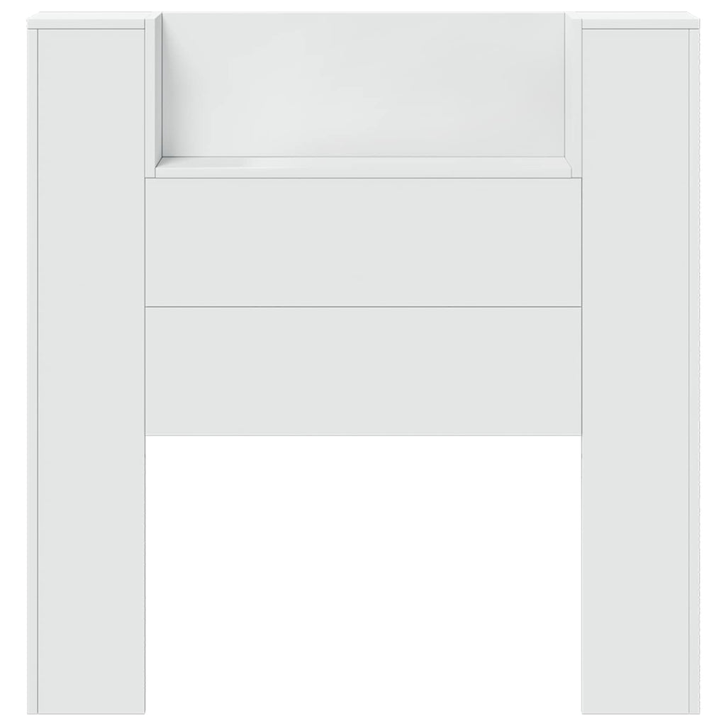 Headboard White 100 x 16.5 x 103.5 cm Engineered Wood
