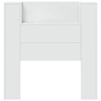 Headboard White 100 x 16.5 x 103.5 cm Engineered Wood