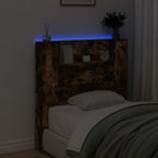 Headboard Smoked Oak 100 x 16.5 x 103.5 cm Engineered Wood