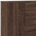 Headboard Brown Oak 100 x 16.5 x 103.5 cm Engineered Wood