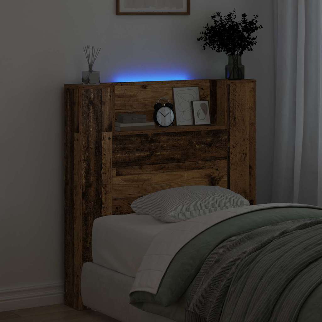 Headboard Old Wood 100 x 15 x 103.5 cm Engineered Wood