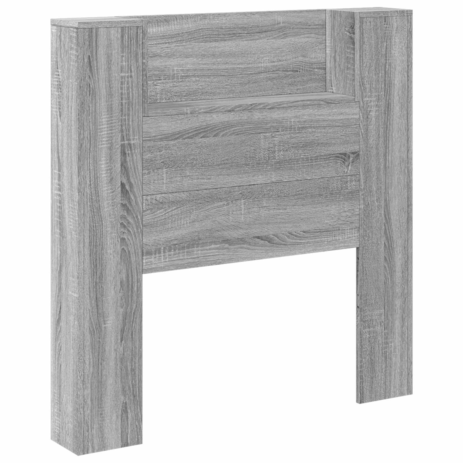 Headboard Grey Sonoma 100 x 16.5 x 103.5 cm Engineered Wood