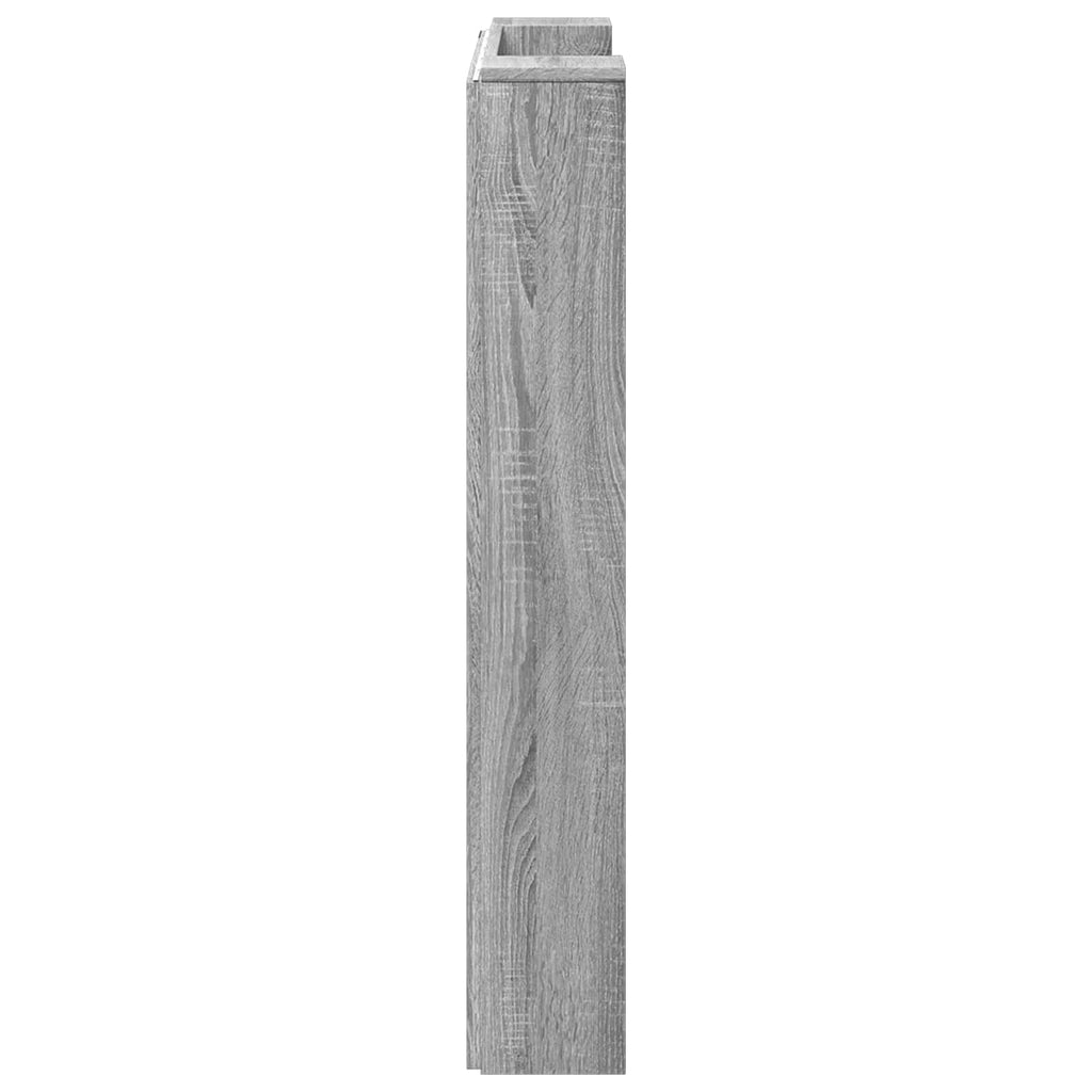Headboard Grey Sonoma 100 x 16.5 x 103.5 cm Engineered Wood