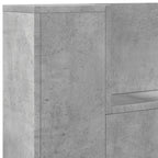 Headboard Concrete Grey 100 x 16.5 x 103.5 cm Engineered Wood