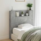 Headboard Concrete Grey 100 x 16.5 x 103.5 cm Engineered Wood