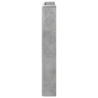 Headboard Concrete Grey 100 x 16.5 x 103.5 cm Engineered Wood