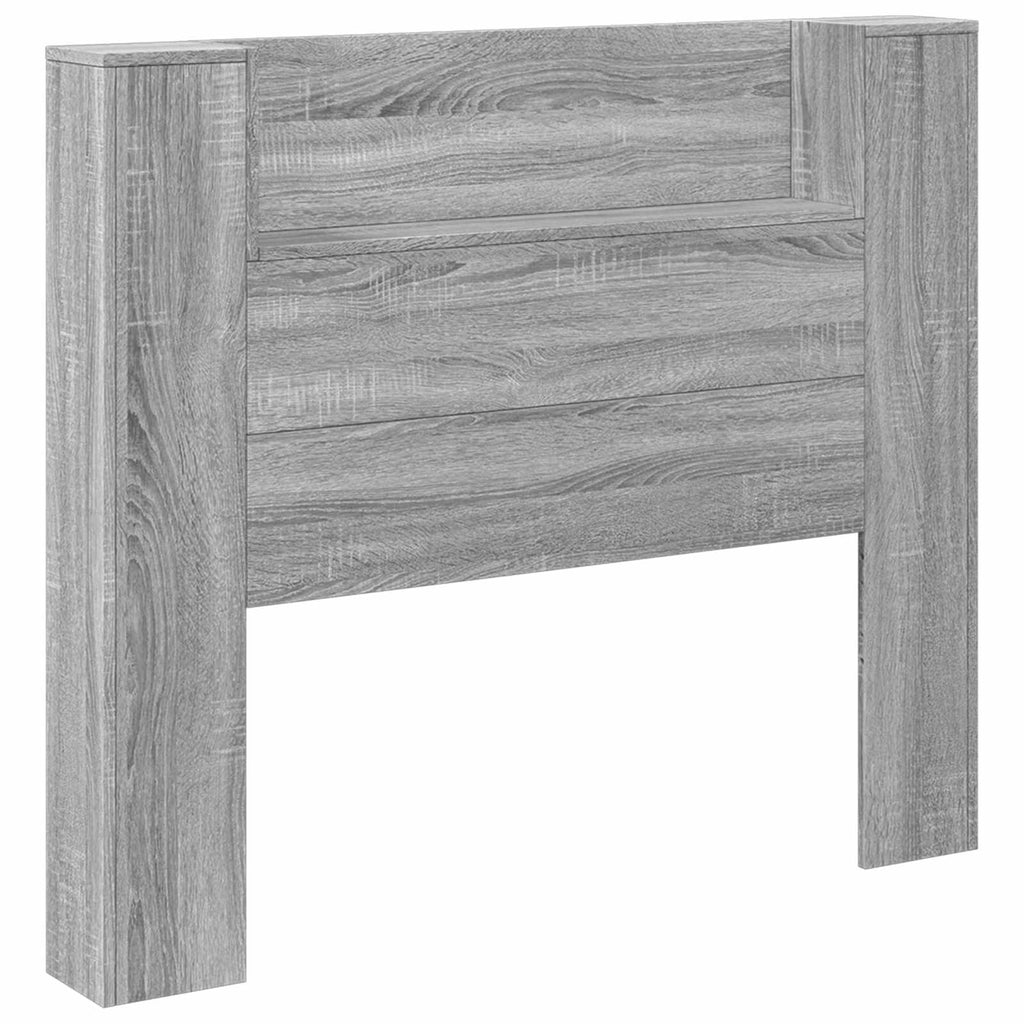 Headboard Grey Sonoma 120 x 16.5 x 103.5 cm Engineered Wood