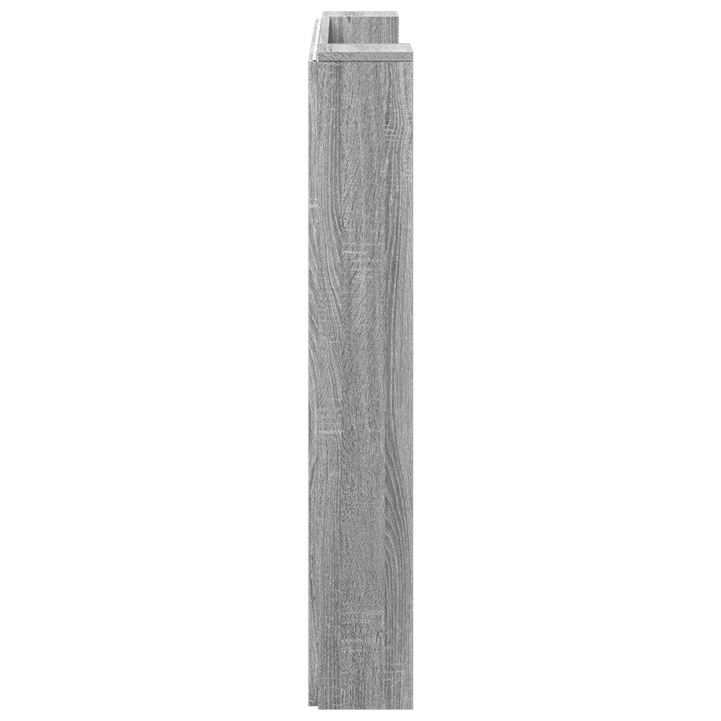 Headboard Grey Sonoma 120 x 16.5 x 103.5 cm Engineered Wood