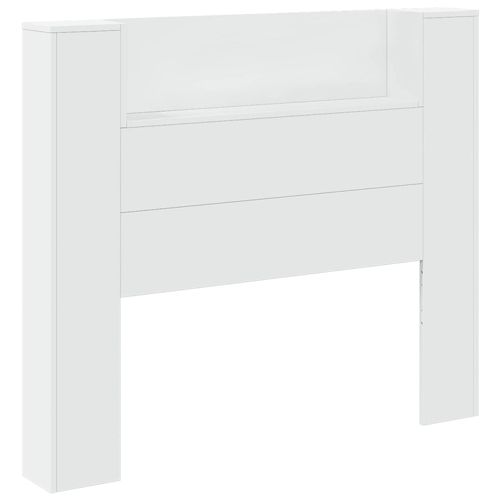 Headboard White 120 x 16.5 x 103.5 cm Engineered Wood