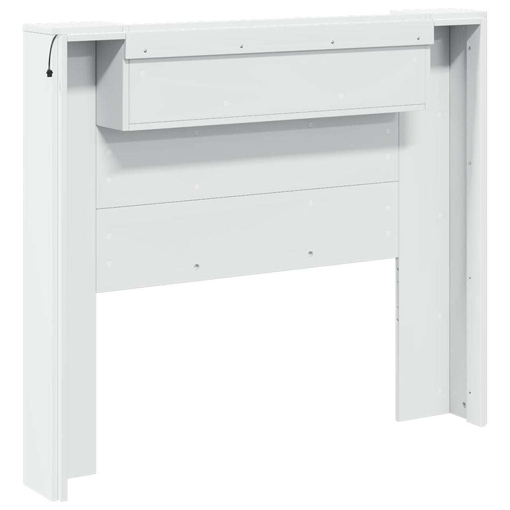 Headboard White 120 x 16.5 x 103.5 cm Engineered Wood