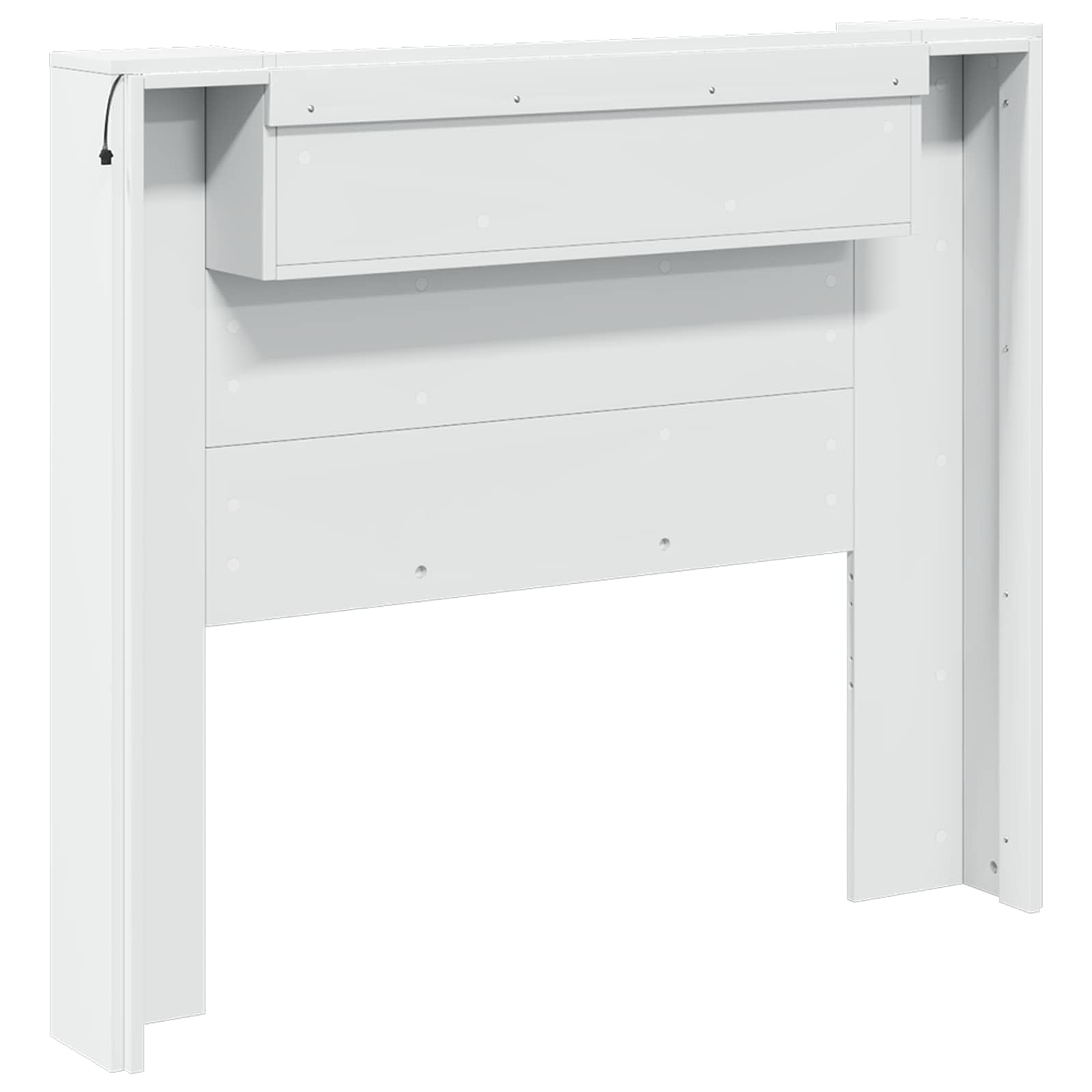 Headboard White 120 x 16.5 x 103.5 cm Engineered Wood