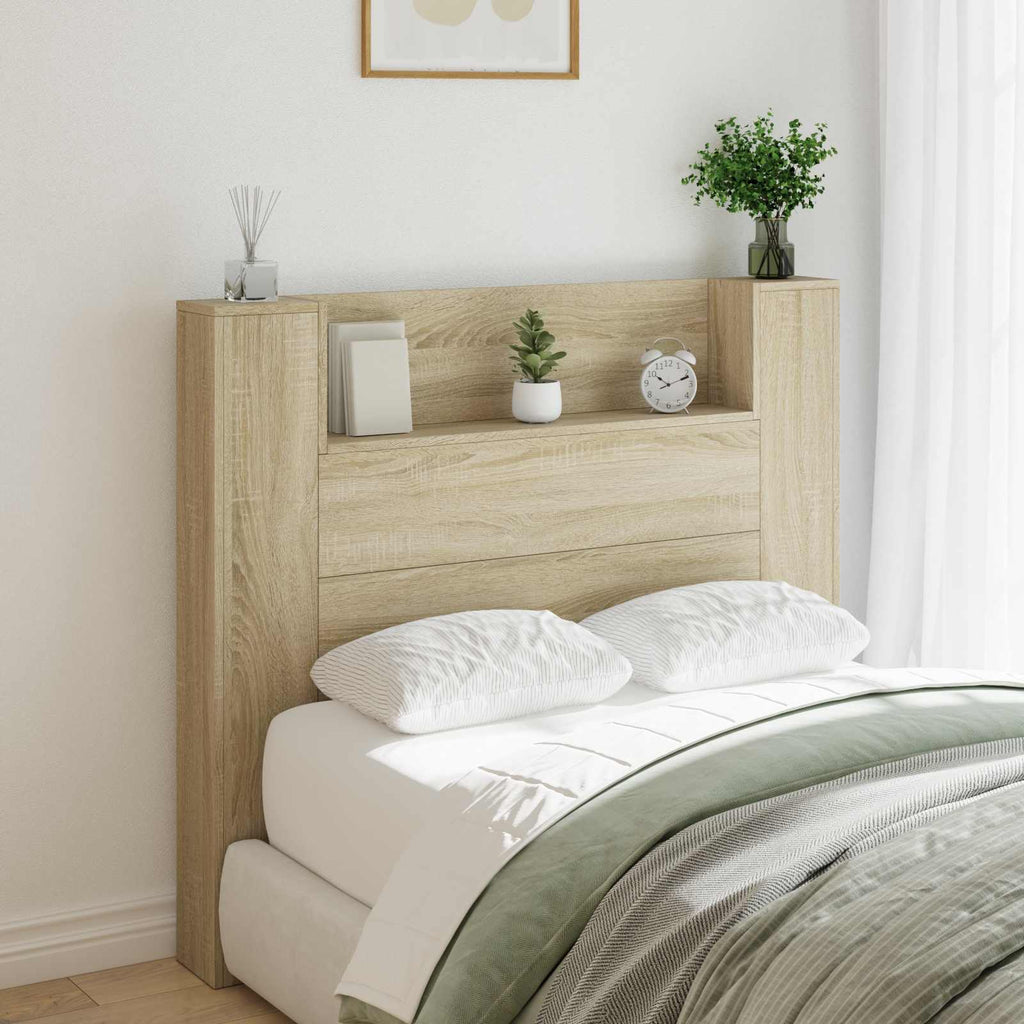 Headboard Sonoma Oak 120 x 16.5 x 103.5 cm Engineered Wood