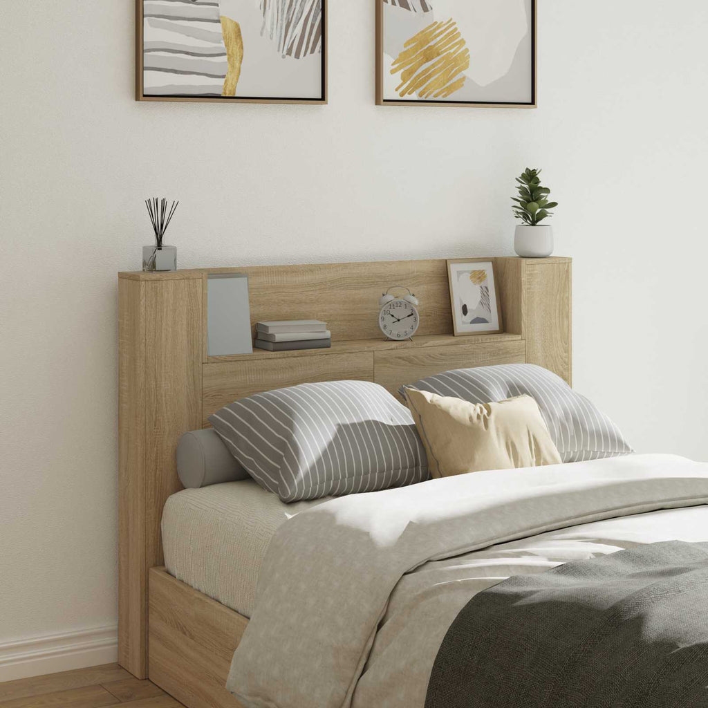 Headboard Sonoma Oak 140 x 16.5 x 103.5 cm Engineered Wood
