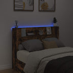 Headboard Smoked Oak 140 x 16.5 x 103.5 cm Engineered Wood