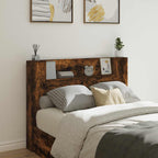 Headboard Smoked Oak 140 x 16.5 x 103.5 cm Engineered Wood