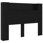 Headboard Black Oak 140 x 17 x 104.5 cm Engineered Wood