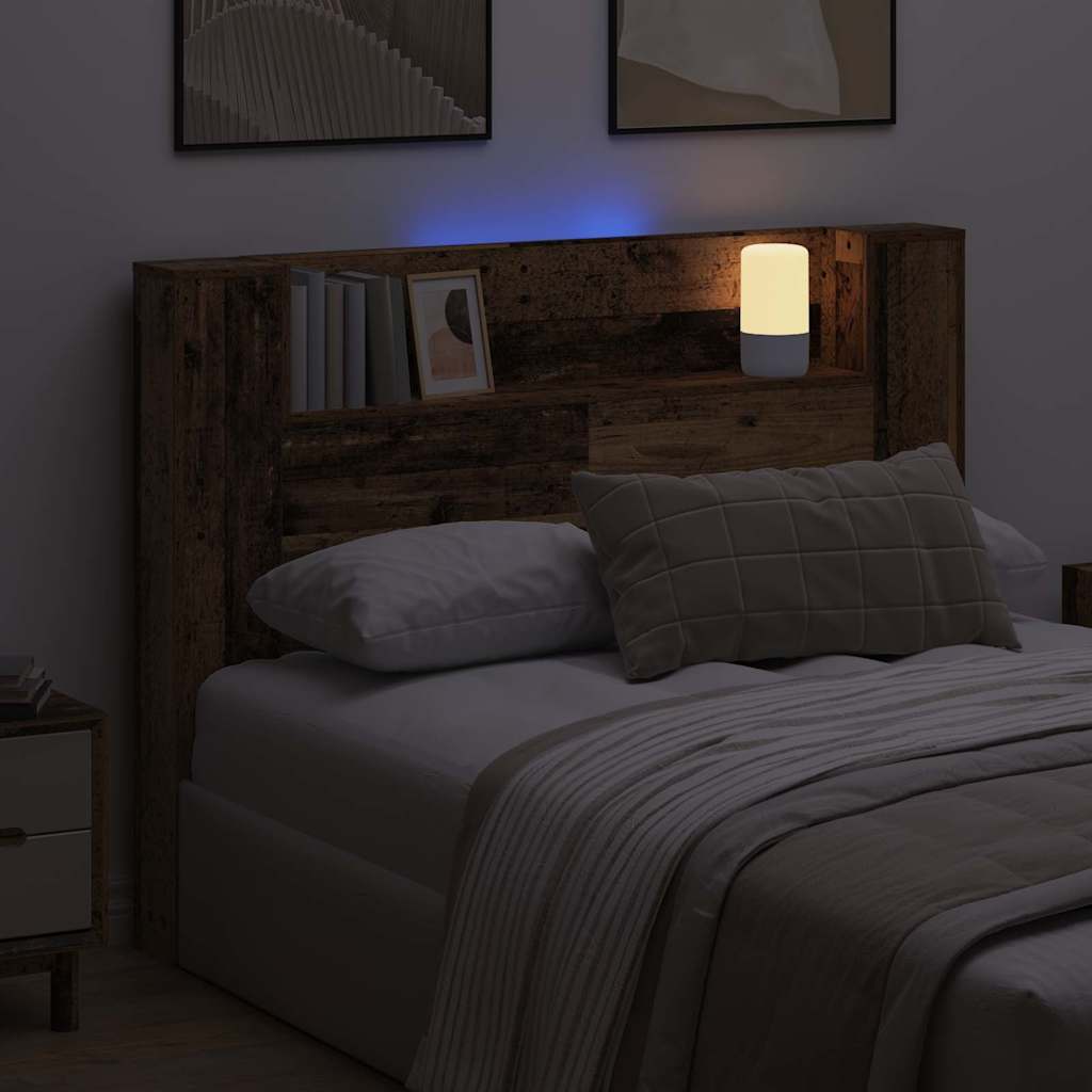Headboard Old Wood 140 x 17 x 104.5 cm Engineered Wood