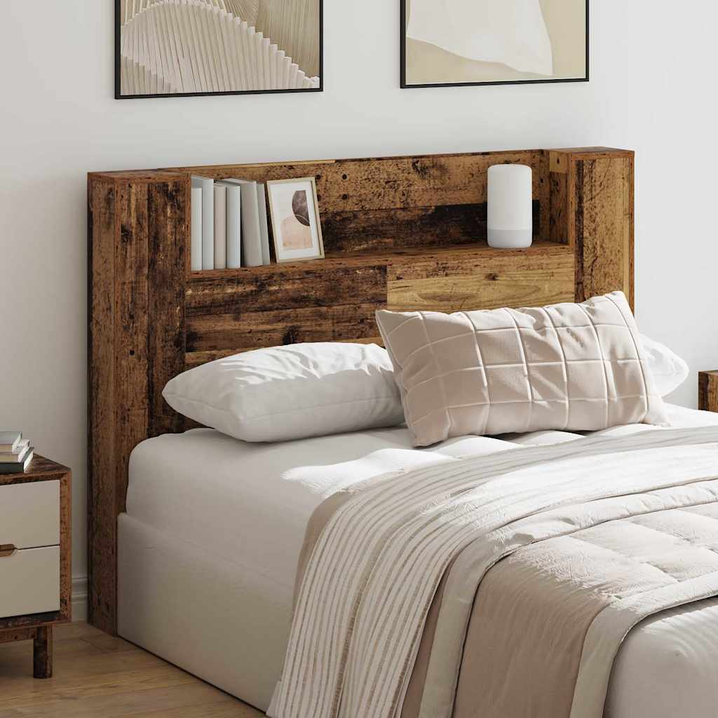 Headboard Old Wood 140 x 17 x 104.5 cm Engineered Wood