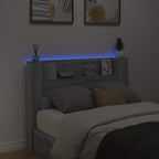 Headboard Grey Sonoma 140 x 16.5 x 103.5 cm Engineered Wood