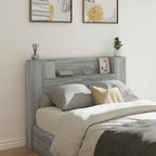 Headboard Grey Sonoma 140 x 16.5 x 103.5 cm Engineered Wood