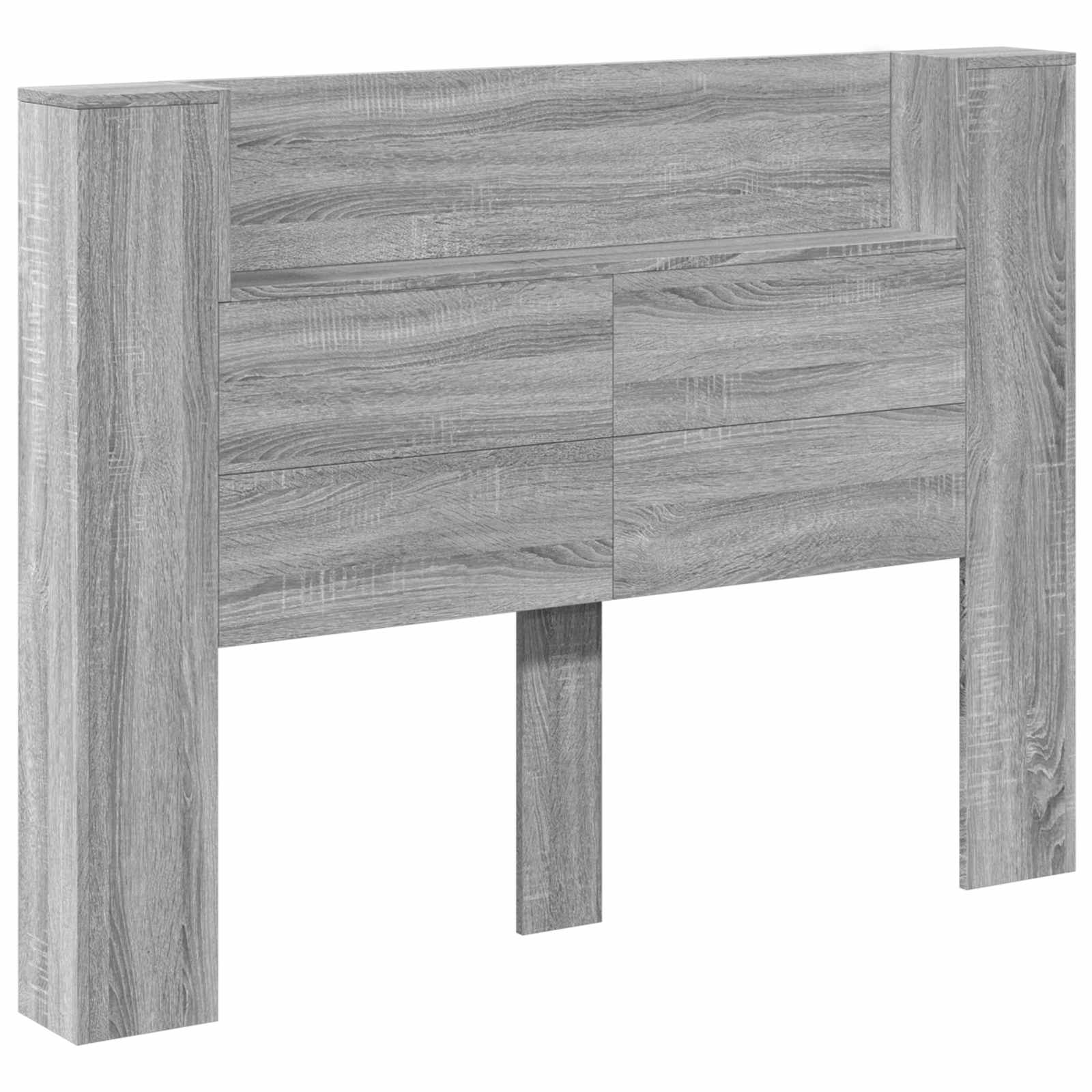 Headboard Grey Sonoma 140 x 16.5 x 103.5 cm Engineered Wood