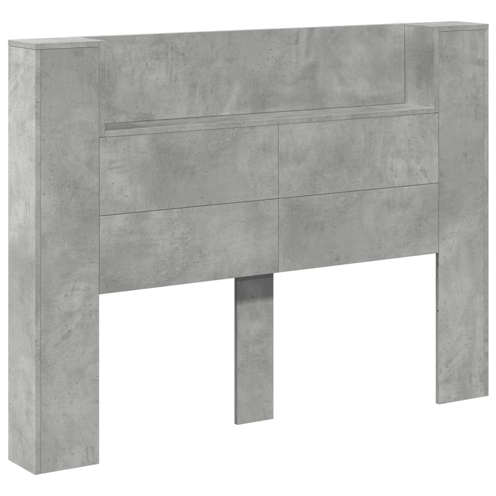 Headboard Concrete Grey 140 x 16.5 x 103.5 cm Engineered Wood
