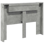 Headboard Concrete Grey 140 x 16.5 x 103.5 cm Engineered Wood