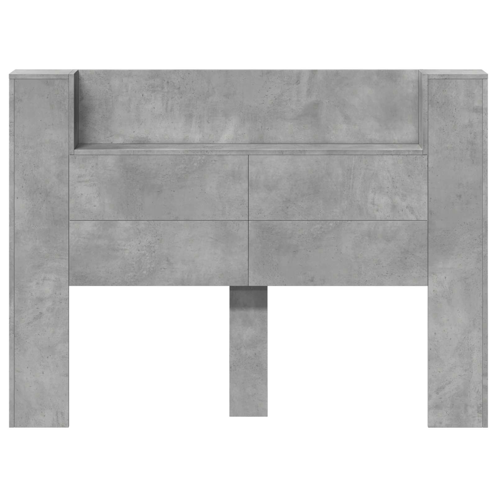 Headboard Concrete Grey 140 x 16.5 x 103.5 cm Engineered Wood