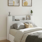 Headboard White 140 x 16.5 x 103.5 cm Engineered Wood