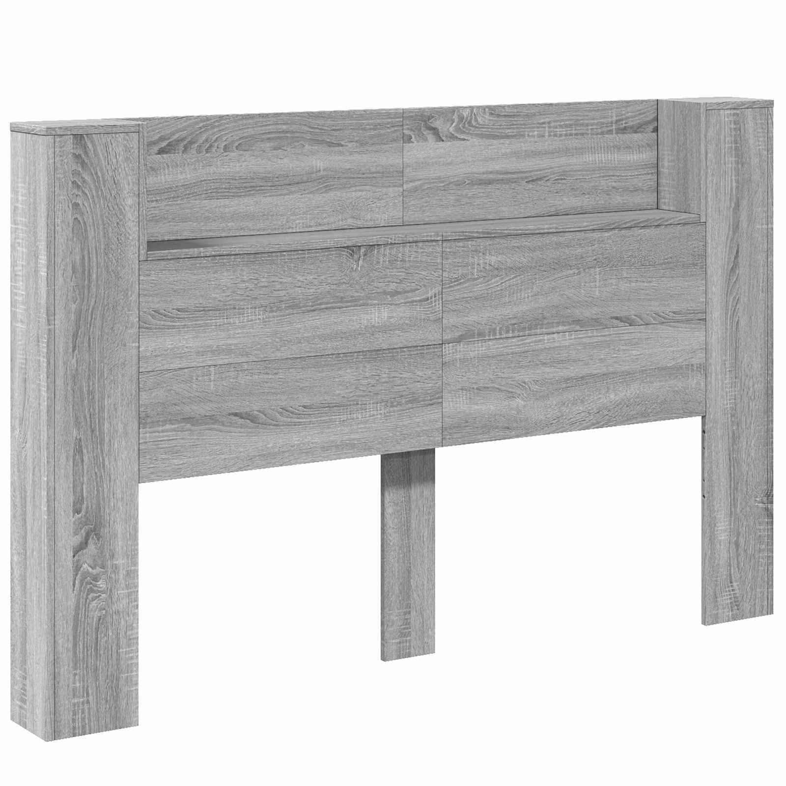 Headboard Grey Sonoma 160 x 16.5 x 103.5 cm Engineered Wood