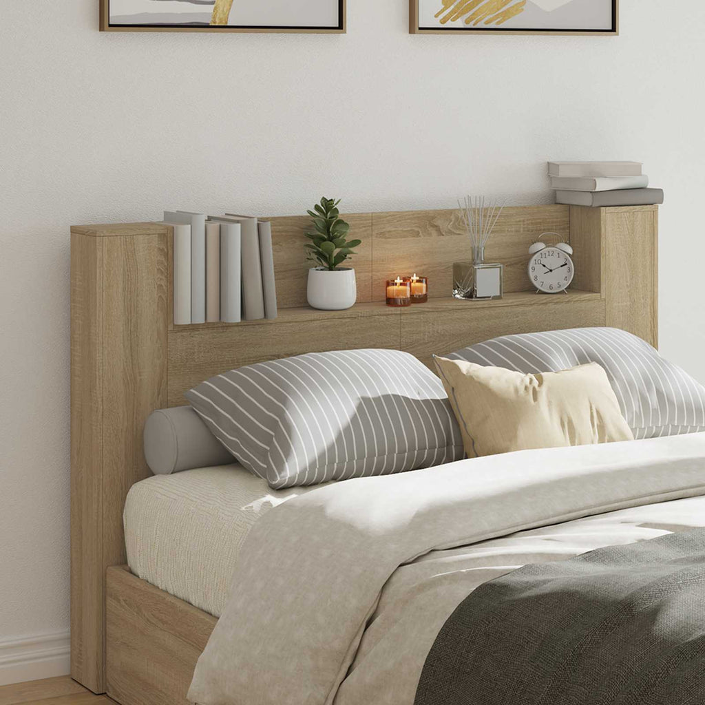 Headboard Sonoma Oak 160 x 16.5 x 103.5 cm Engineered Wood